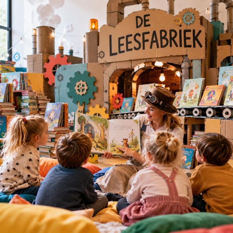 De LeesFabriek in Sint-Jans-Molenbeek
